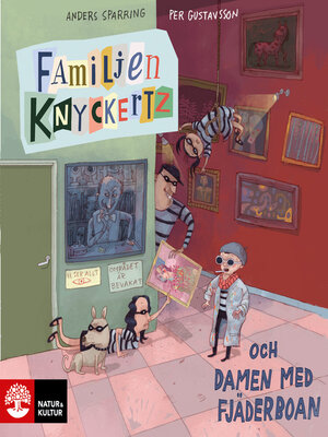cover image of Familjen Knyckertz och damen med fjäderboan